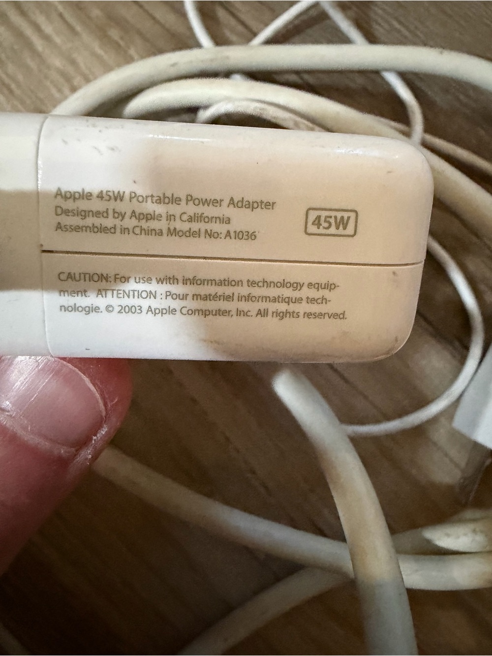 Apple 45W Portable Power Adapter - White